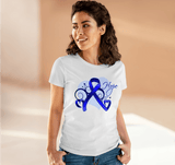 Colon Cancer Heart of Hope Ribbon Shirts - Cancer Apparel and Gifts