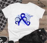 Colon Cancer Heart of Hope Ribbon Shirts - Cancer Apparel and Gifts