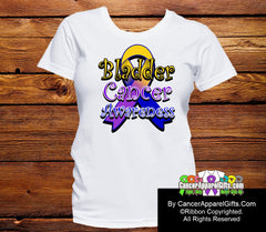 Bladder Cancer Awareness Ribbon Shirts - Cancer Apparel and Gifts