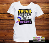 Bladder Cancer Tough Girls Fight Strong Shirts - Cancer Apparel and Gifts