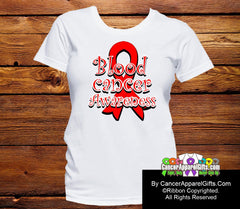 Blood Cancer Awareness Ribbon Shirts - Cancer Apparel and Gifts