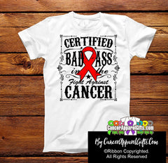 Blood Cancer Certified Bad Ass In The Fight Shirts - Cancer Apparel and Gifts