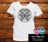 Brain Cancer Stunning Butterfly Shirts - Cancer Apparel and Gifts