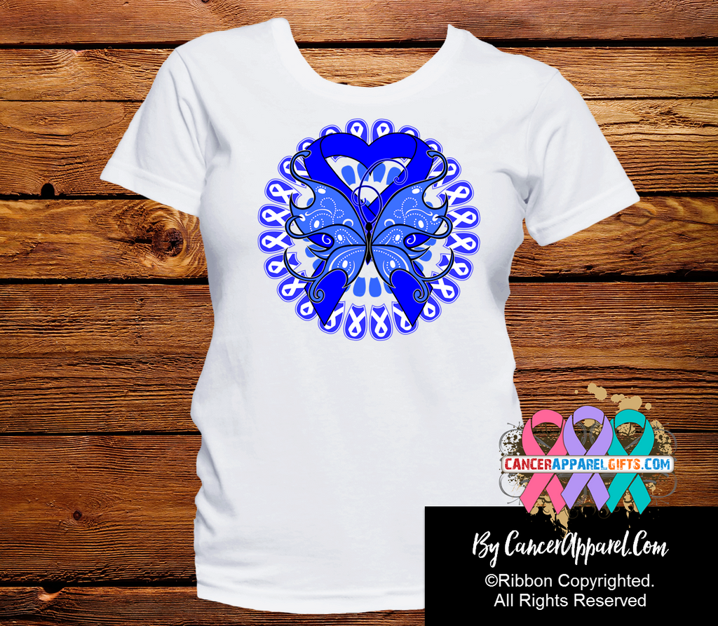 Colon Cancer Stunning Butterfly Shirts