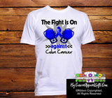 Colon Cancer The Fight is On Shirts - Cancer Apparel and Gifts