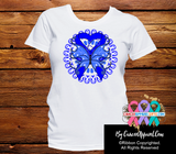 Colon Cancer Stunning Butterfly Shirts - Cancer Apparel and Gifts