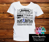 Esophageal Cancer The Strongest Among Us Shirts - Cancer Apparel and Gifts