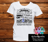Esophageal Cancer The Strongest Among Us Shirts - Cancer Apparel and Gifts