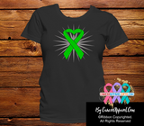 Bile Duct Cancer Heart Ribbon Shirts - Cancer Apparel and Gifts