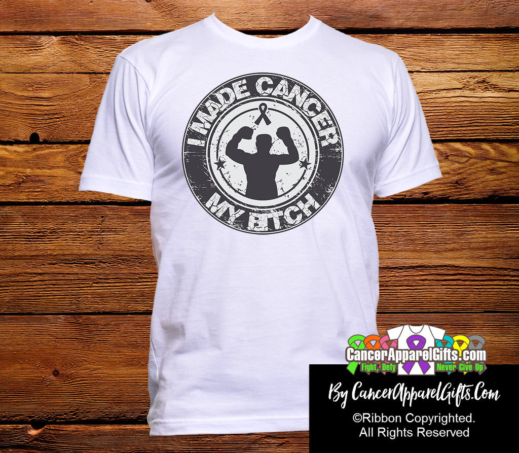 I Made Cancer My Bitch Shirts With Boxing Silhouette T-Shirt