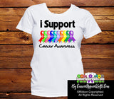I Support Cancer Awareness Shirts - Cancer Apparel and Gifts