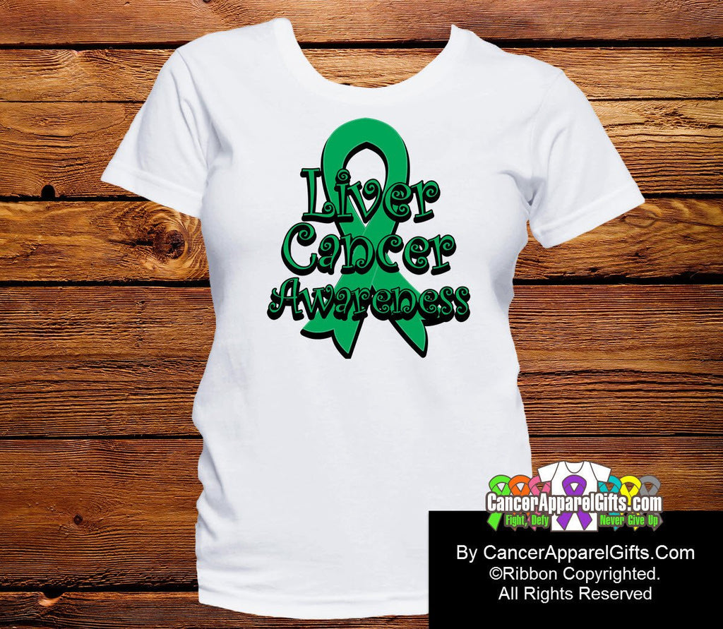 Liver Cancer Awareness Ribbon Shirts