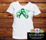 Liver Cancer Heart of Hope Ribbon Shirts - Cancer Apparel and Gifts