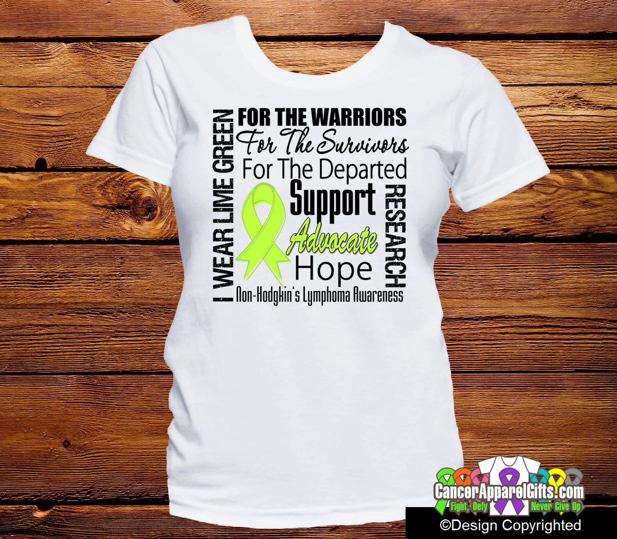 Non - Hodgkins Lymphoma Tribute Shirts - Cancer Apparel and Gifts