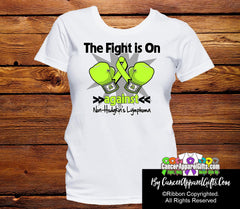 Non - Hodgkins Lymphoma The Fight is On Shirts - Cancer Apparel and Gifts