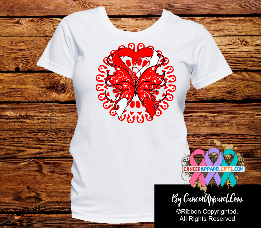 Oral Cancer Stunning Butterfly Shirts