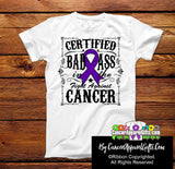 Pancreatic Cancer Certified Bad Ass In The Fight Shirts - Cancer Apparel and Gifts