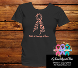 Uterine Cancer Faith Courage Hope Shirts - Cancer Apparel and Gifts
