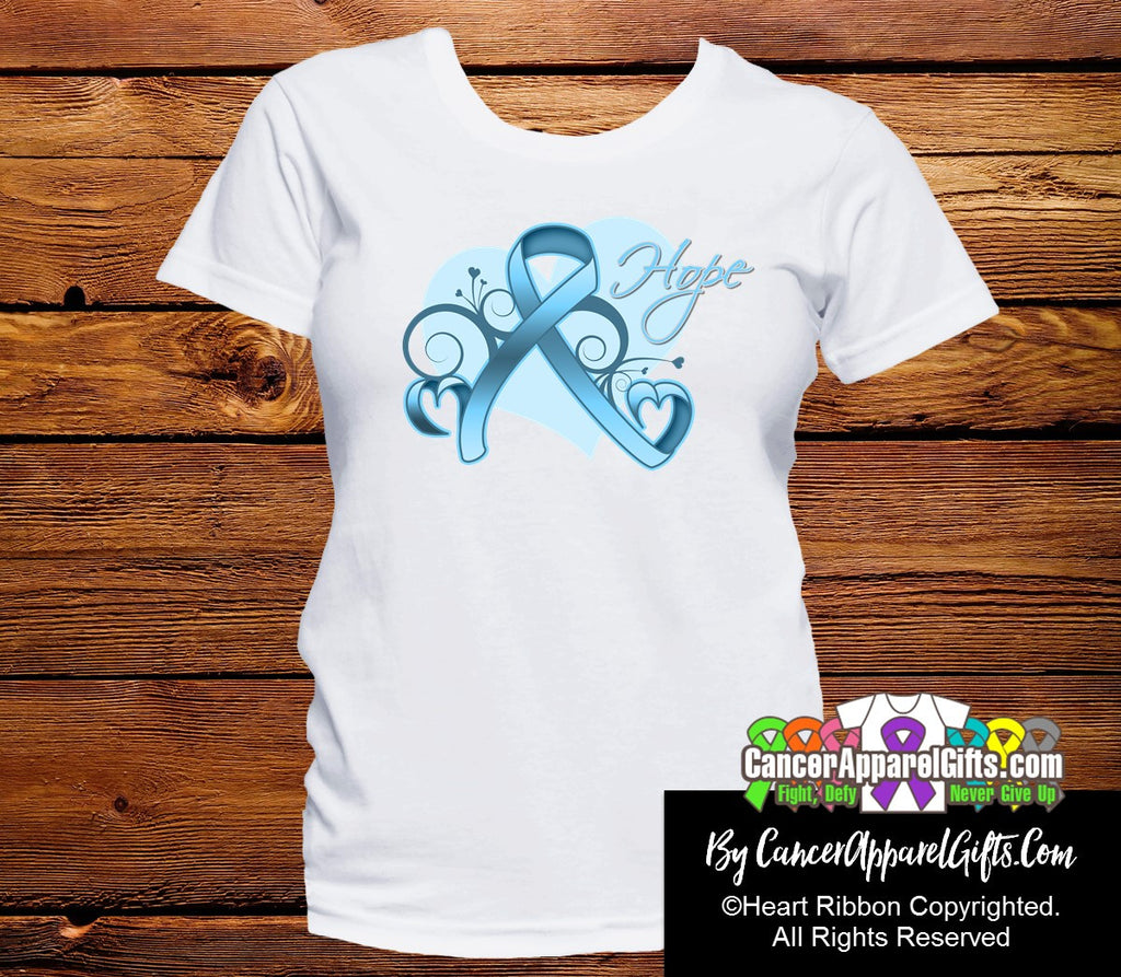 Prostate Cancer Heart of Hope Ribbon Shirts