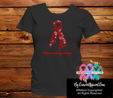 Blood Cancer Faith Courage Hope Shirts - Cancer Apparel and Gifts