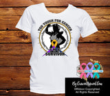 Too Tough For Bladder Cancer Shirts - Cancer Apparel and Gifts