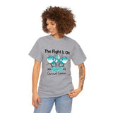 The Fight is On Against Cervical Cancer T-Shirt