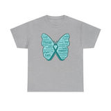 Copy of Thyroid Cancer Butterfly Collage T-Shirt