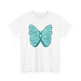 Copy of Thyroid Cancer Butterfly Collage T-Shirt