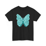 Copy of Thyroid Cancer Butterfly Collage T-Shirt