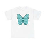 Copy of Thyroid Cancer Butterfly Collage T-Shirt