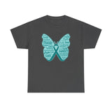 Copy of Thyroid Cancer Butterfly Collage T-Shirt