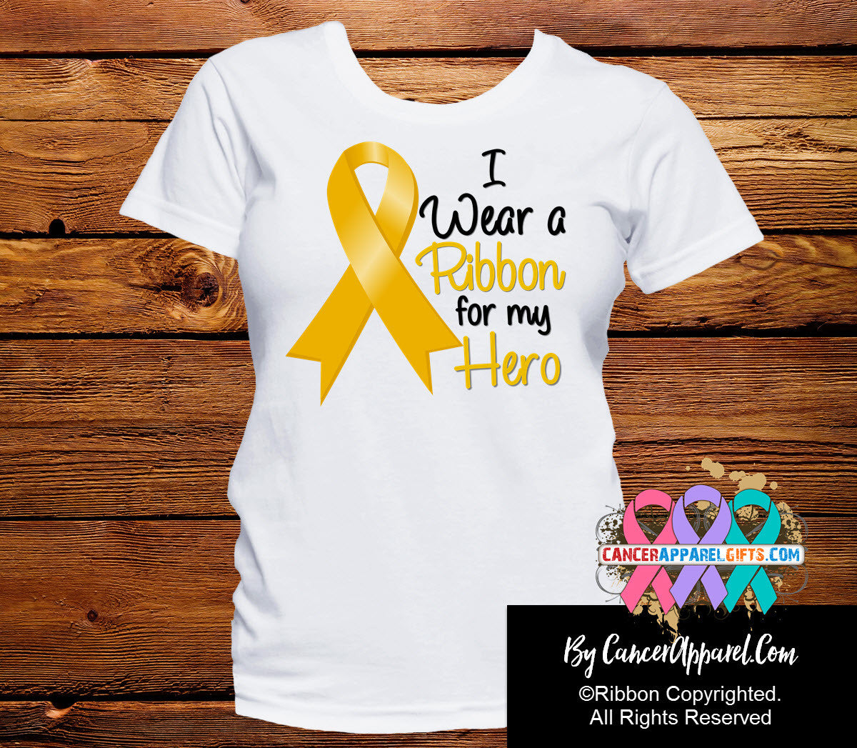 Appendix Cancer For My Hero Shirts - Cancer Apparel and Gifts