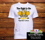Appendix Cancer The Fight is On Men/Unisex Shirts