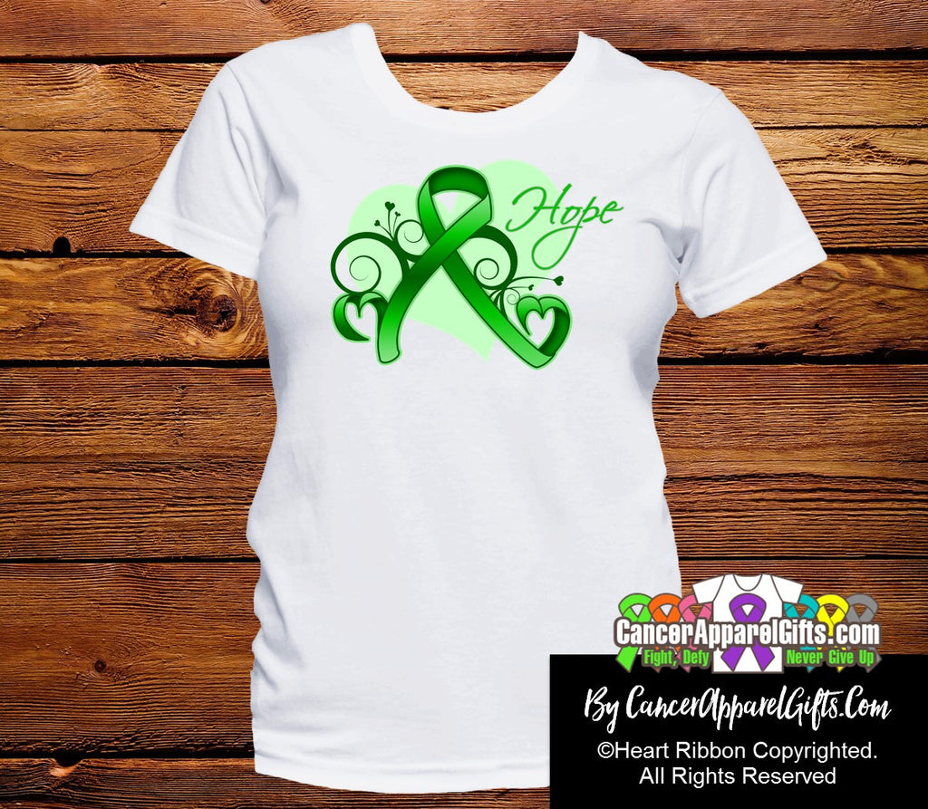 Bile Duct Cancer Heart of Hope Ribbon Shirts