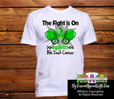 Bile Duct Cancer The Fight is On Men Shirts
