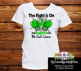 Bile Duct Cancer The Fight is On Ladies Shirts