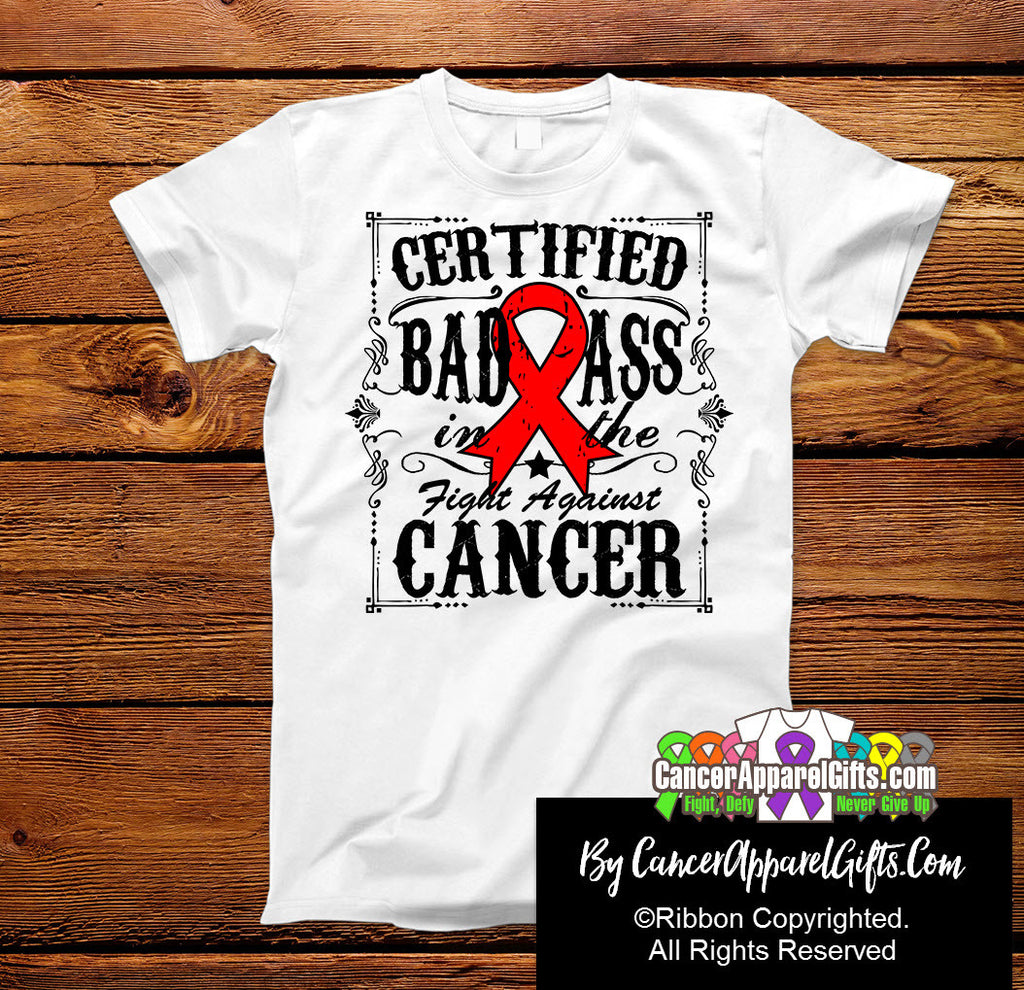 Blood Cancer Certified Bad Ass In The Fight Shirts