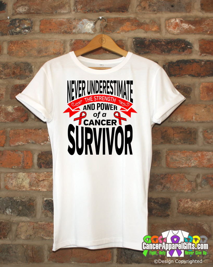 Blood Cancer Never Underestimate Strength Shirts