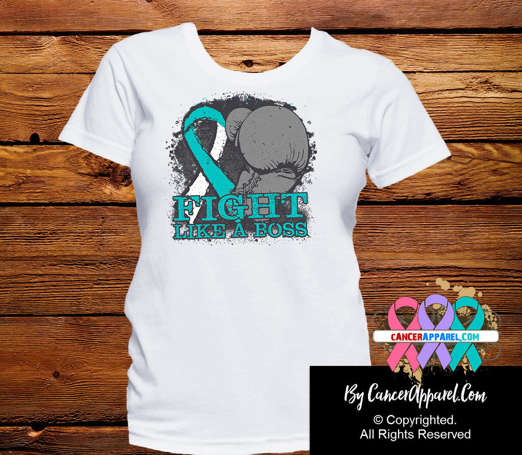 Cervical Cancer Fight Like a Boss Shirts