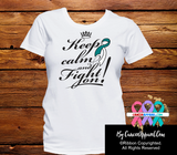 Cervical Cancer Keep Calm and Fight On Shirts - Cancer Apparel and Gifts