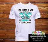 Cervical Cancer The Fight is On Men Shirts