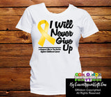 Childhood Cancer I Will Never Give Up Shirts