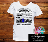 Colon Cancer The Strongest Among Us Shirts - Cancer Apparel and Gifts