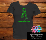 Bile Duct Cancer Faith Courage Hope Shirts - Cancer Apparel and Gifts