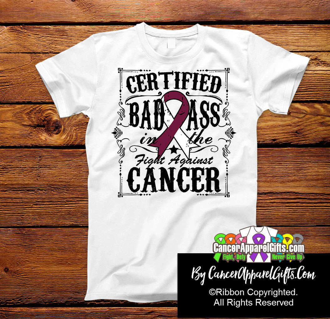 Head Neck Cancer Certified Bad Ass In The Fight Shirts