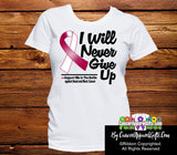 Head Neck Cancer I Will Never Give Up Shirts