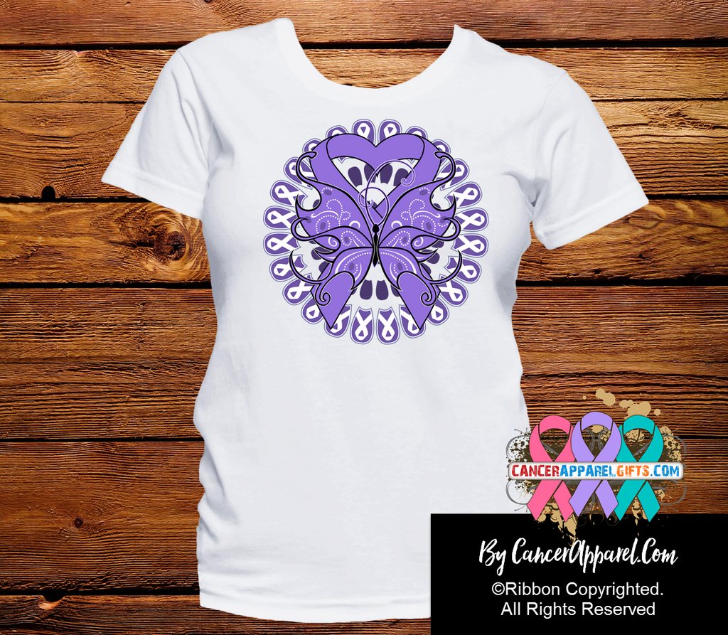 Hodgkins Lymphoma Stunning Butterfly Shirts