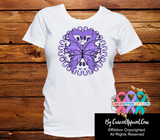 Hodgkins Lymphoma Stunning Butterfly Shirts - Cancer Apparel and Gifts