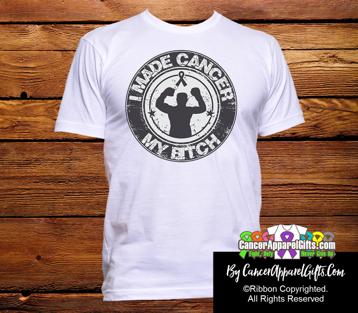 I Made Cancer My Bitch Shirts With Boxing Champ - Cancer Apparel and Gifts