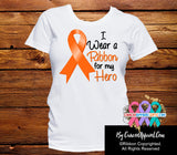 Kidney Cancer For My Hero Shirts - Cancer Apparel and Gifts